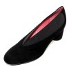 Women'S Pas De Rouge Travel | Pas De Rouge Women'S Lucia 2411 In Black Suede/Elastic