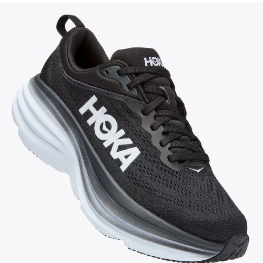 Women'S Hoka One One Women'S New Arrivals | Hoka One One Women'S Bondi 8 In Black/White