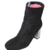 Women'S Pas De Rouge Ankle Boots | Pas De Rouge Women'S Chantal 1912 In Black Suede