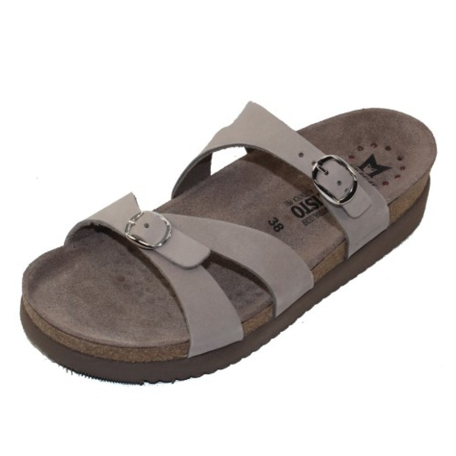 Women'S Mephisto Travel | Mephisto Women'S Hannel In Light Grey Nubuck 6005