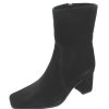 Women'S La Canadienne Mid Calf Boots | La Canadienne Women'S Faye In Black Waterproof Suede