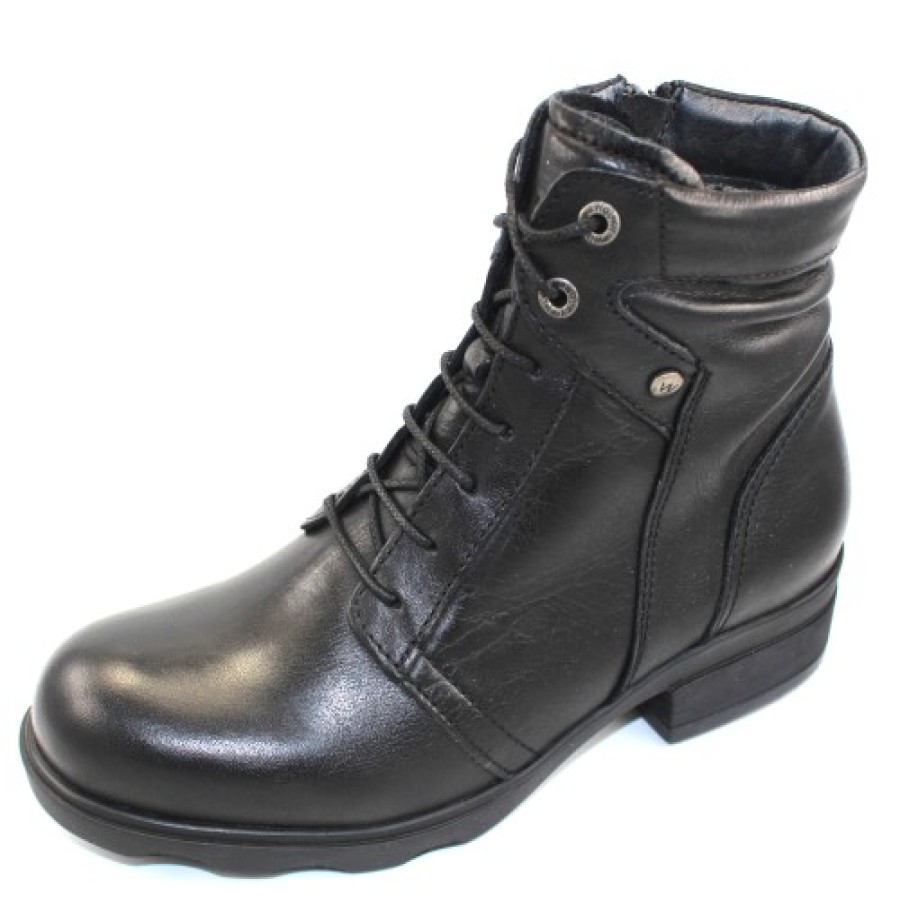 Women'S Wolky Women'S New Arrivals | Wolky Women'S Center Wr In Black Leather