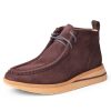 Women'S Yes Brand Shoes Lace Up | Yes Brand Shoes Women'S Britney In Brown Water Resistant Suede