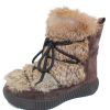 Women'S Pajar Zippers | Pajar Women'S Anet Zip In Brown Suede/Fur