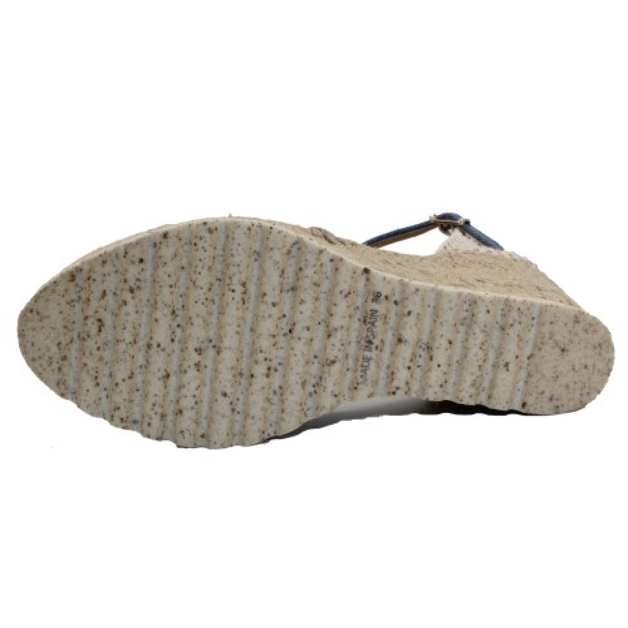 Women'S Toni Pons Wedges | Toni Pons Women'S Corfu-Ba In Texa Jeans Canvas