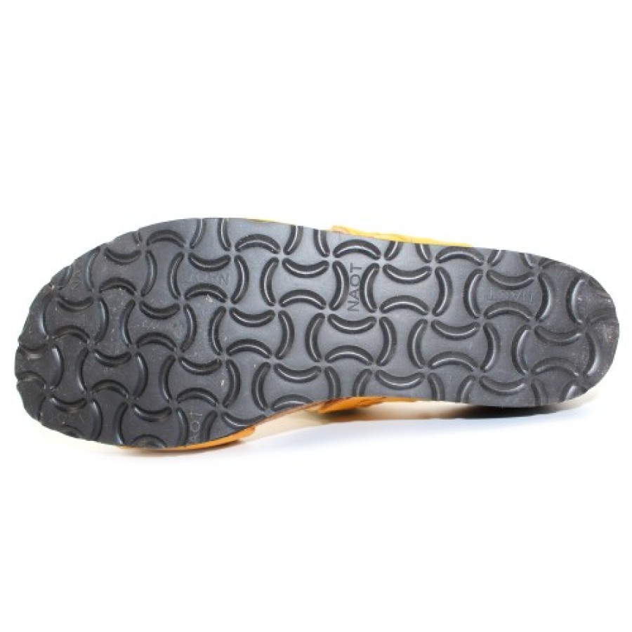 Women'S Naot Slides | Naot Women'S Victoria In Marigold Leather