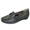 Women'S Bella Comforto Loafers | Bella Comforto Women'S Levia 20.03.03 In Pewter Grana Leather