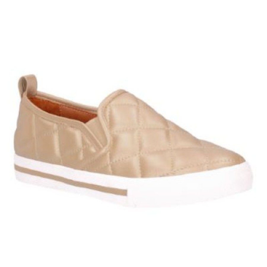 Women'S Lamour Des Pieds Fashion | Lamour Des Pieds Women'S Kamada In Platino Lamba Quilted Leather