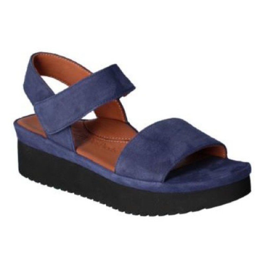 Women'S Lamour Des Pieds Women'S New Arrivals | Lamour Des Pieds Women'S Abrilla In Navy Kid Suede