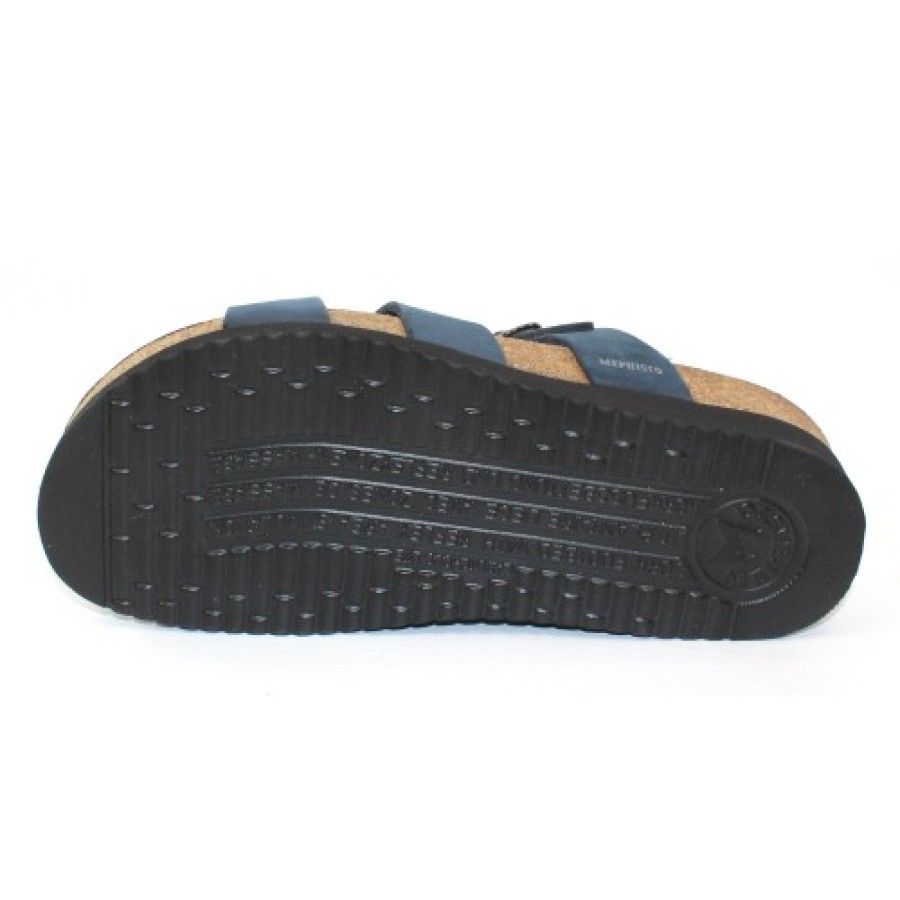 Women'S Mephisto Wedges | Mephisto Women'S Hannel In Navy Nubuck 6045