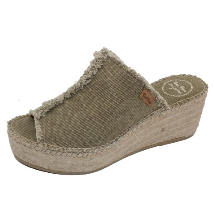 Women'S Toni Pons Women'S New Arrivals | Toni Pons Women'S Itaca In Khaki Canvas