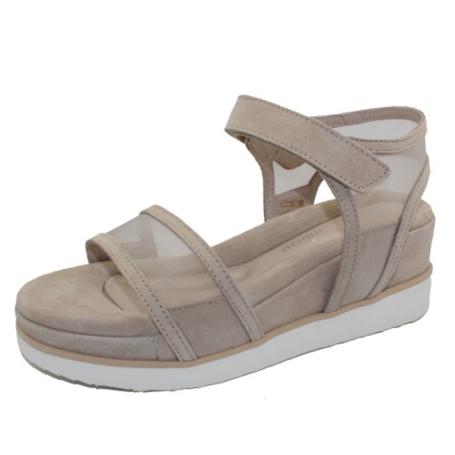 Women'S Bella Comforto Travel | Bella Comforto Women'S Clea 8.63.08 In Creme Velour Suede