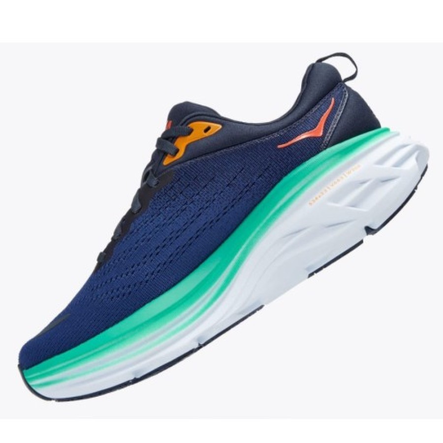 Women'S Hoka One One Walking | Hoka One One Women'S Bondi 8 In Outer Space/Bellwether Blue