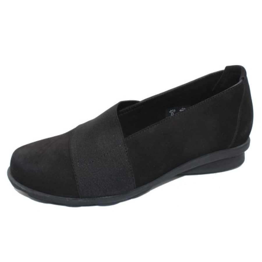 Women'S Arche Wedges | Arche Women'S Denoto In Noir Nubuck