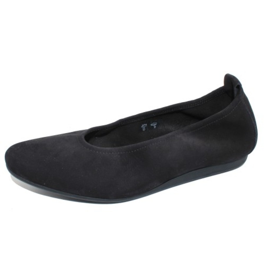 Women'S Arche Slip Ons | Arche Women'S Laius In Noir Nubuck