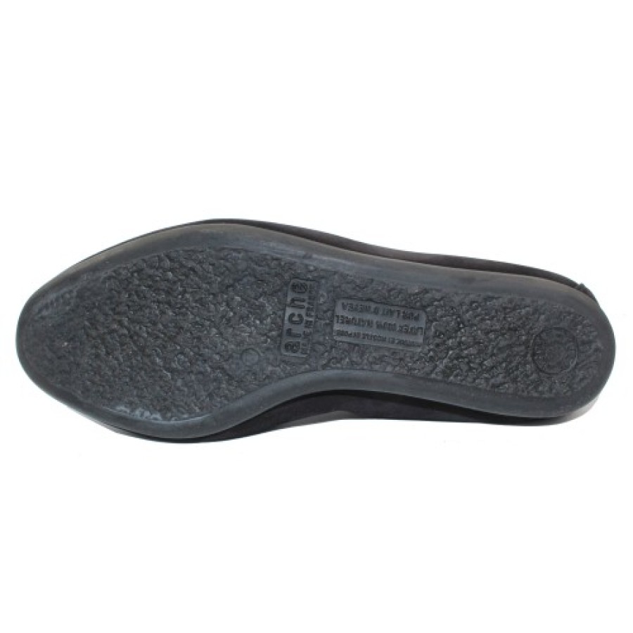 Women'S Arche Slip Ons | Arche Women'S Laius In Noir Nubuck