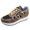 Women'S Nero Giardini Walking | Nero Giardini Women'S I013193D In Militare Multi Leather/Suede/Fabric