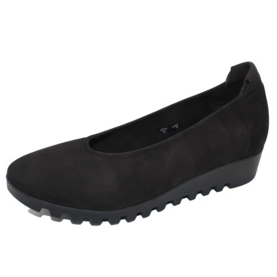 Women'S Arche Platforms | Arche Women'S Lomiss In Noir Nubuck