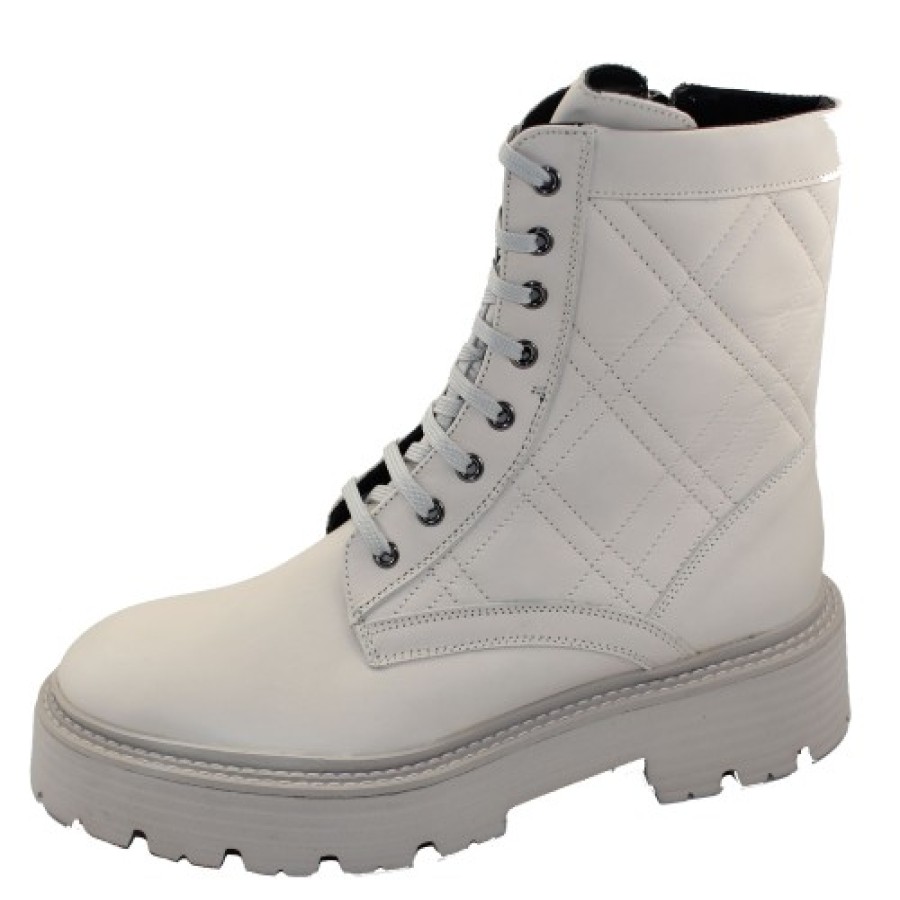 Women'S La Canadienne Boots & Booties | La Canadienne Women'S Yasmine In Bone Waterproof Leather