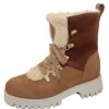 Women'S Pajar Snow Boots | Pajar Women'S Nazare In Cognac Oiled Leather/Chocolate Suede