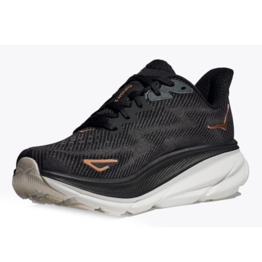 Women'S Hoka One One Travel | Hoka One One Women'S Clifton 9 In Black/Rose Gold