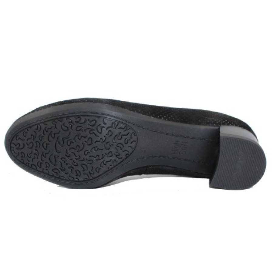 Women'S Ara Pumps | Ara Women'S Vivian In Black Puntikid