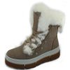 Women'S Pajar Ankle Boots | Pajar Women'S Maine In Safari/White Suede