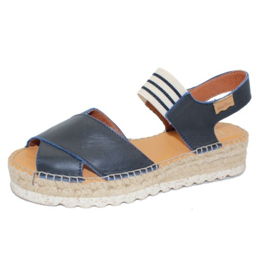 Women'S Toni Pons Wedges | Toni Pons Women'S Emily-Sw In Mari Navy Leather