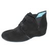 Women'S Thierry Rabotin Wedges | Thierry Rabotin Women'S Absol In Black Suede/Patent Leather