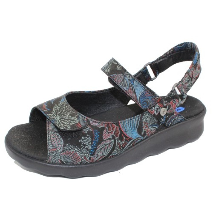 Women'S Wolky Women'S New Arrivals | Wolky Women'S Pichu In Black/Blue Congo Suede