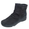 Women'S Mephisto Ankle Boots | Mephisto Women'S Rezia In Black Bucksoft 6900