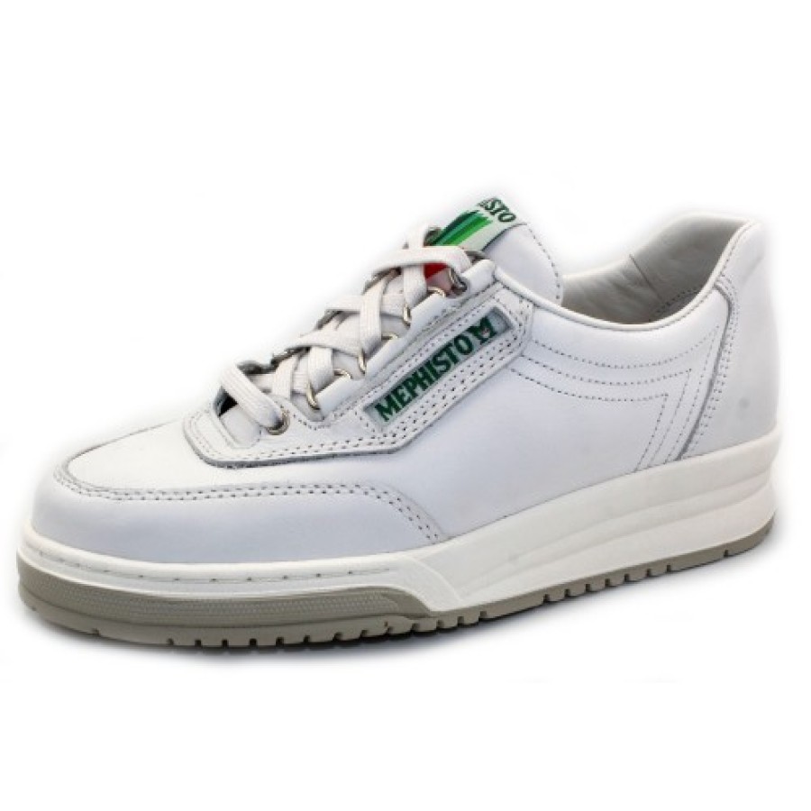 Women'S Mephisto Lace Up | Mephisto Women'S Rush In White Calfksin Leather 4830