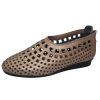 Women'S Arche Slip Ons | Arche Women'S Nirick In Moon Fast Metal Leather