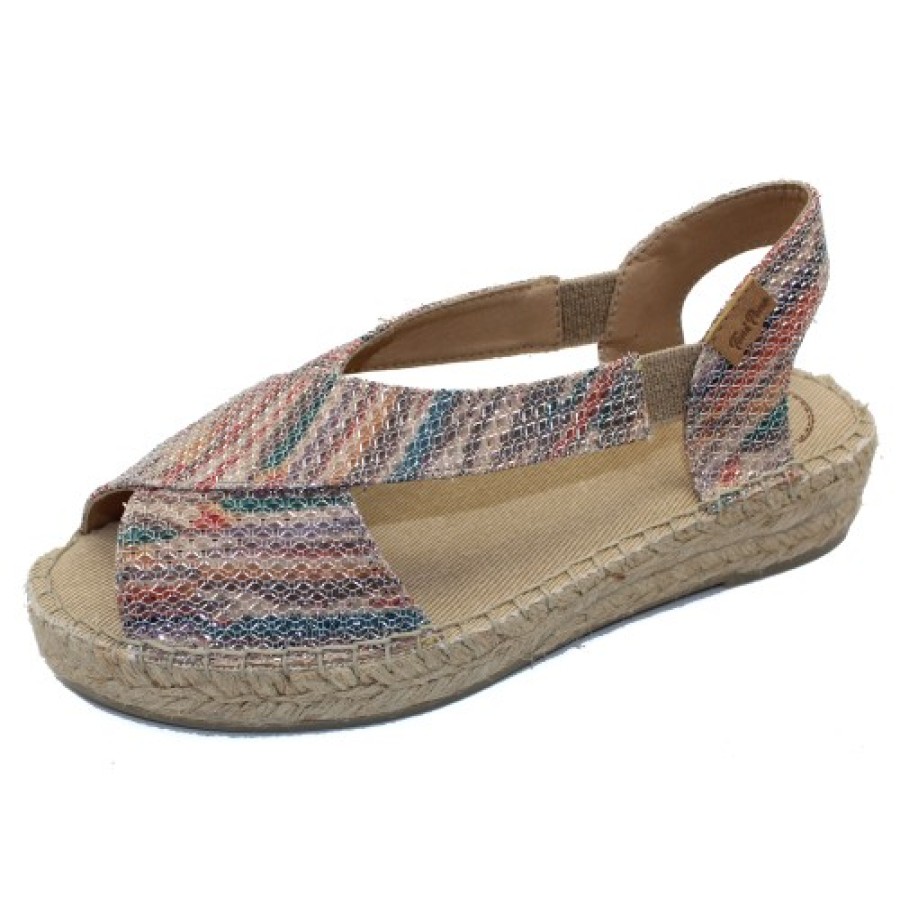 Women'S Toni Pons Wedges | Toni Pons Women'S Elda-S In Iris Canvas