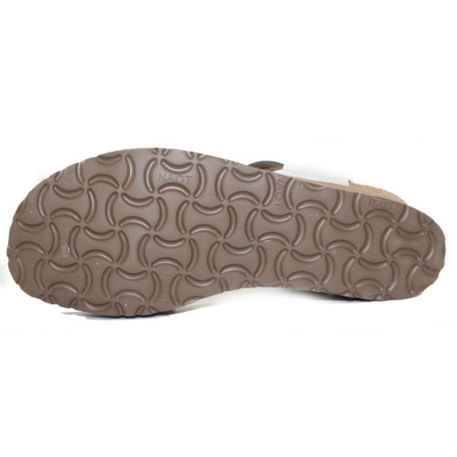 Women'S Naot Footbed | Naot Women'S Emily In Gray Linen Leather