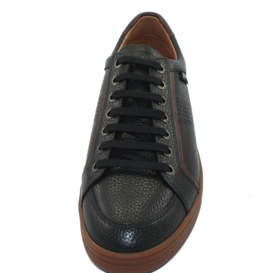 Men'S Mephisto Travel | Mephisto Men'S Harrison In Black Oregon Leather 1300/6158