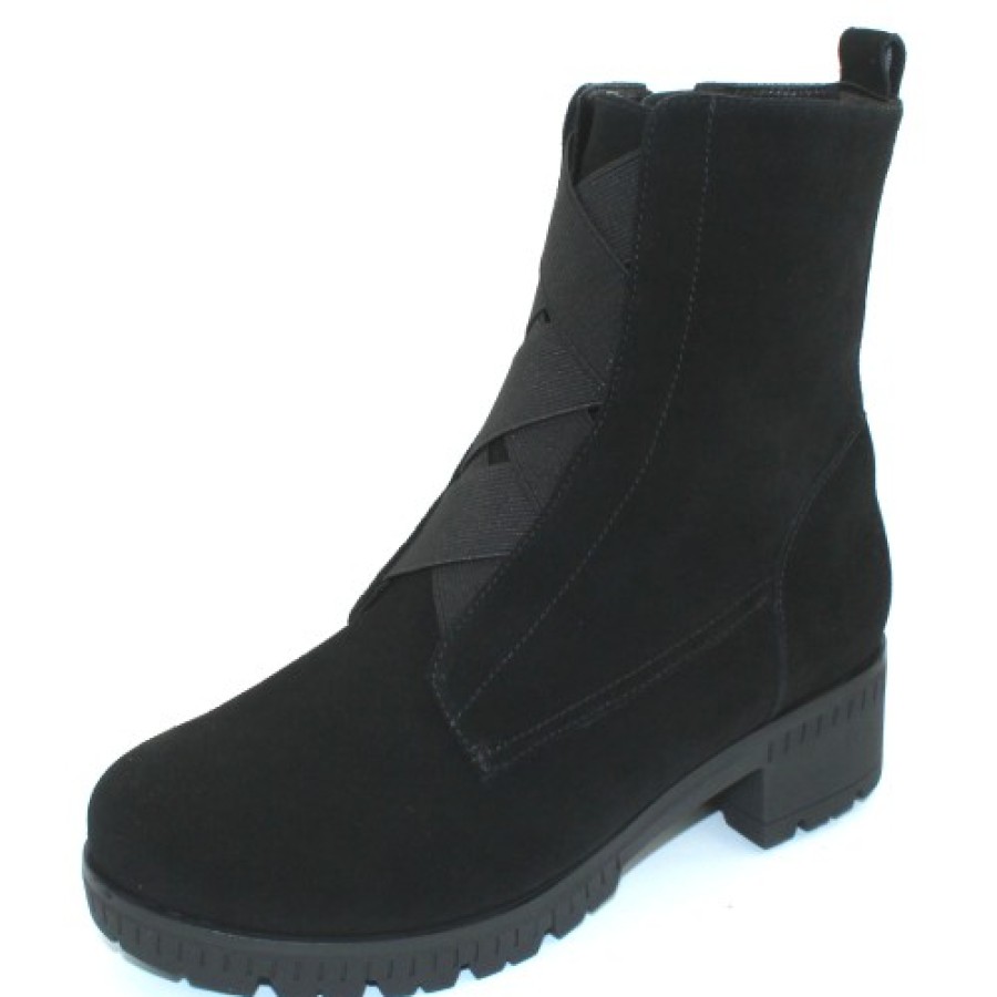 Women'S Valdini Waterproof | Valdini Women'S Ilana Wp In Black Waterproof Suede