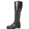 Women'S La Canadienne Full Shaft Boots | La Canadienne Women'S Savoury In Brown Waterproof Leather