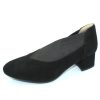 Women'S Bella Comforto Heels | Bella Comforto Women'S Roxy 20.05.02 In Black Velour Suede