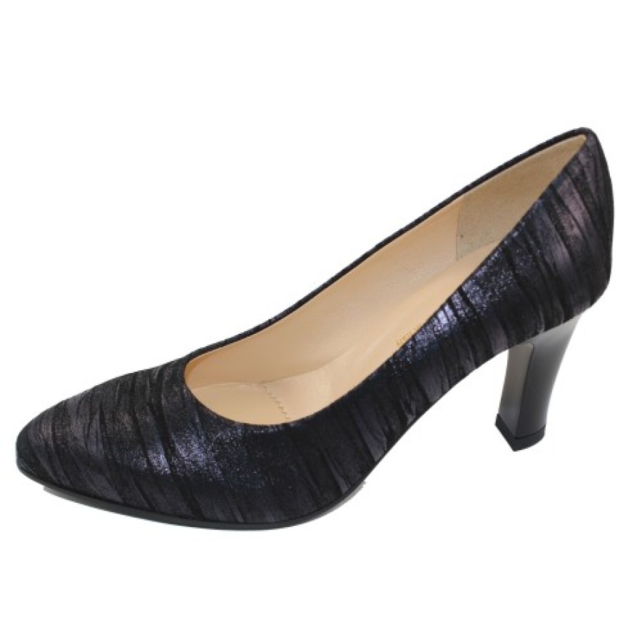 Women'S Brunate Pumps | Brunate Women'S Papavero In Bark Nero Leather