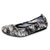 Women'S Arche Ballet | Arche Women'S Laius In Noir Liko Agneau Floral Leather